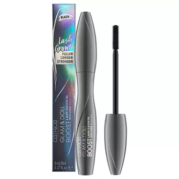 Тушь для ресниц CATRICE GLAM & DOLL для роста ресниц черная