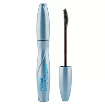 Тушь для ресниц CATRICE GLAM & DOLL водостойкая черная