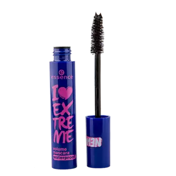 Тушь для ресниц ESSENCE I LOVE EXTREME VOLUME водостойкая объемная черная