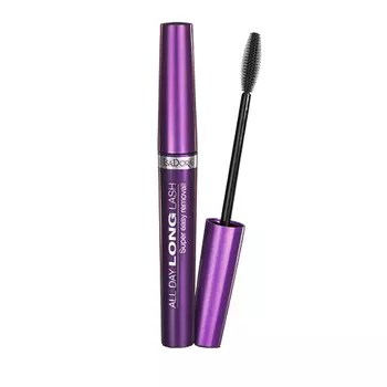 Тушь для ресниц ISADORA ALL DAY LONG LASH тон 20 удлинение и разделение черная