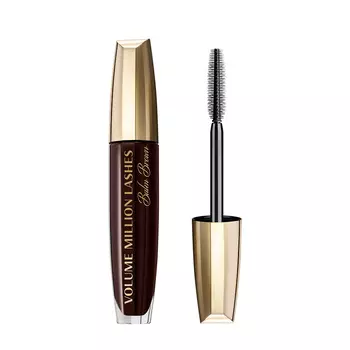 Тушь для ресниц LOREAL VOLUME MILLION LASHES BALM BROWN коричневая