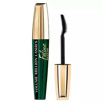 Тушь для ресниц LOREAL VOLUME MILLION LASHES FELINE NOIR объем и подкручивание тон экстрачерный