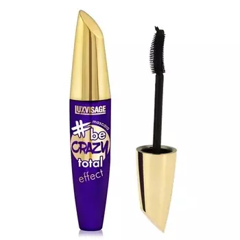 Тушь для ресниц LUXVISAGE BE CRAZY total effect максимальный эффект черная