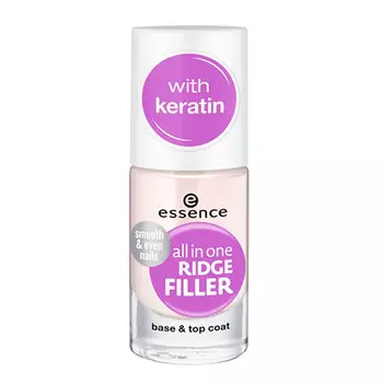 Верхнее покрытие для ногтей ESSENCE ALL IN ONE RIDGE FILLER выравнивающее 8 мл