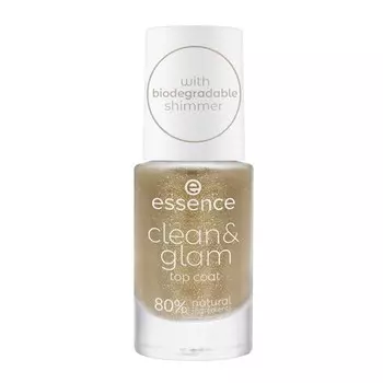 Верхнее покрытие для ногтей ESSENCE CLEAN &amp; GLAM