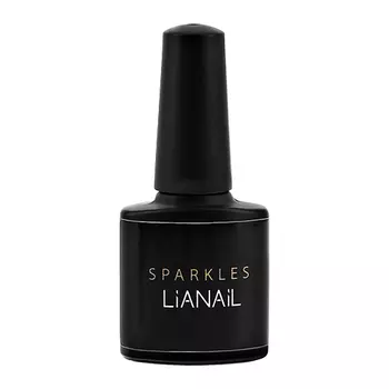Верхнее покрытие для ногтей UV/LED LIANAIL SPARKLES с блестками 10 мл