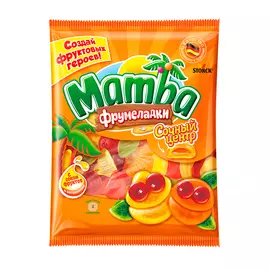 Жевательный мармелад MAMBA сочный центр 140 г