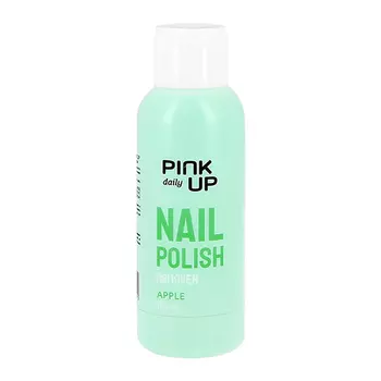 Жидкость для снятия лака PINK UP DAILY без ацетона Зеленое яблоко 110 мл