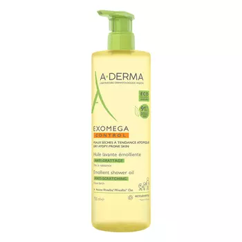 A-Derma Exomega Control масло для душа смягчающее, 750 мл