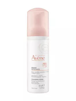 Avene очищающая пенка для лица и области вокруг глаз, 50 мл