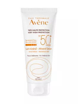 Avene солнцезащитное молочко с минеральным экраном SPF50+, 100 мл