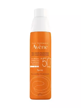 Avene солнцезащитный спрей для чувствительной кожи SPF50+, 200 мл