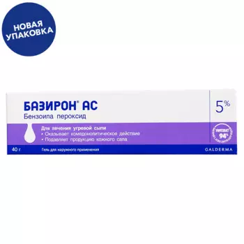 Базирон АС, гель 5%, 40 г