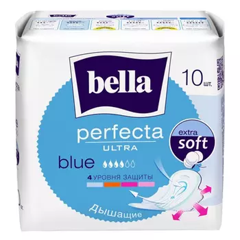 Bella Perfecta Ultra blue Extra Soft, прокладки, 10 шт.