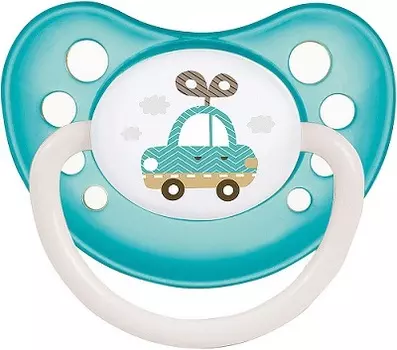 Canpol Пустышка анатомическая, латексная, Toys, 1 шт., 0-6 месяцев