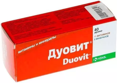 Дуовит, драже, 40 шт.