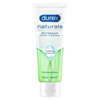 Durex, гель-смазка Naturals 100 мл, 1 шт.