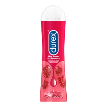 Durex Play Sweet Strawberry, гель-смазка, 100 мл