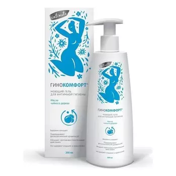 Гинокомфорт, Свежесть и комфорт моющий гель, 200 мл