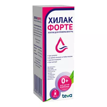 Хилак форте, капли, 30 мл
