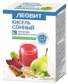 Леовит Кисель Сонный, пакетики 20 г, 5 шт.