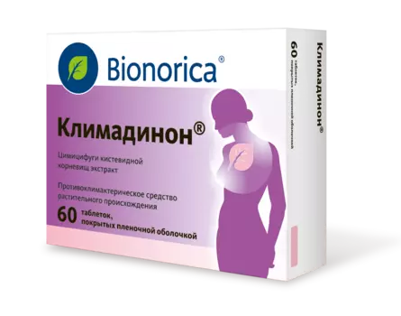 Климадинон, таблетки в пленочной оболочке, 60 шт.