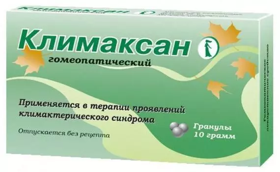 Климаксан гомеопатический, гранулы, 10 г
