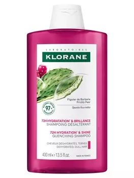 Klorane, увлажняющий шампунь с опунцией, 400 мл