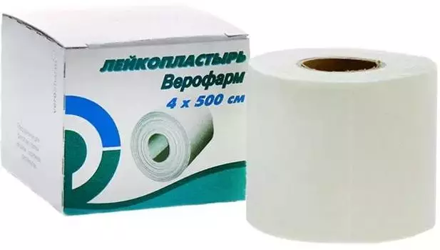 Лейкопластырь рулонный, 4 х 500 см