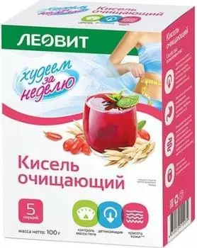 Леовит, кисель очищающий 20 г, 5 шт.
