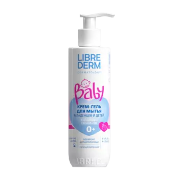Librederm Baby, крем-гель для мытья новорожденных младенцев и детей 250 мл