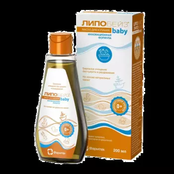 Липобейз Беби масло детское для купания 200 мл, 1 шт.