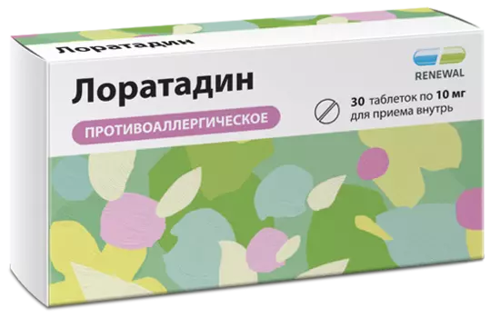 Лоратадин Реневал, таблетки 10 мг (Обновление), 30 шт.
