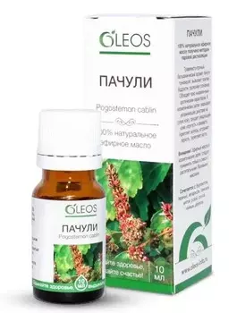 Масло эфирное Пачули, флакон 10 мл, 1 шт.