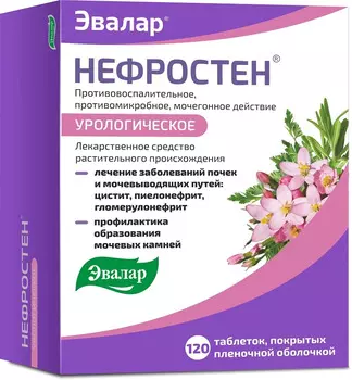 Нефростен, таблетки покрыт. плен. об., 120 шт.