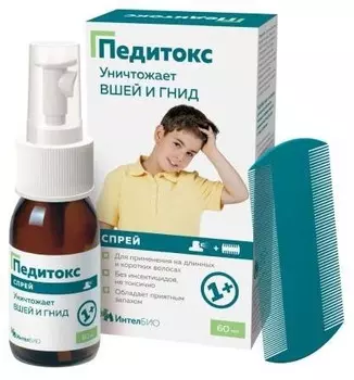 Педитокс, средство педикулицидное, 60 мл