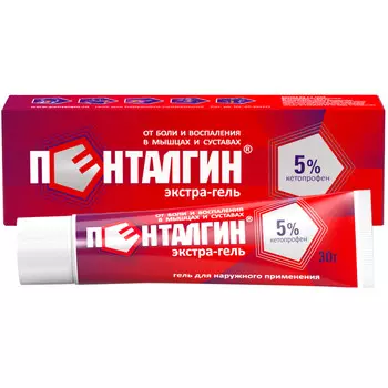 Пенталгин экстра-гель, гель 5% 30 г, 1 шт.