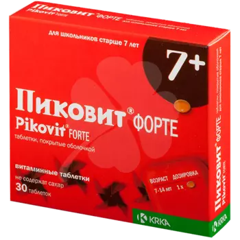 Пиковит Форте, таблетки покрытые оболочкой, 30 шт.