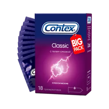 Презервативы Contex Classic, 18 шт.