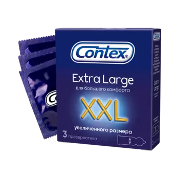 Презервативы Contex Extra Large, 3 шт.