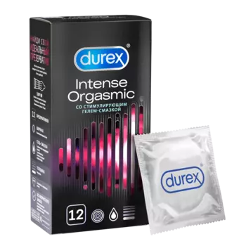 Презервативы Durex Intense Orgasmic, 12 шт.