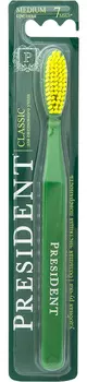 Президент Классик, зубная щетка средней жесткости, 1 шт.