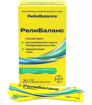 РелиБаланс, суспензия (апельсин), саше 10 мл, 20 шт.