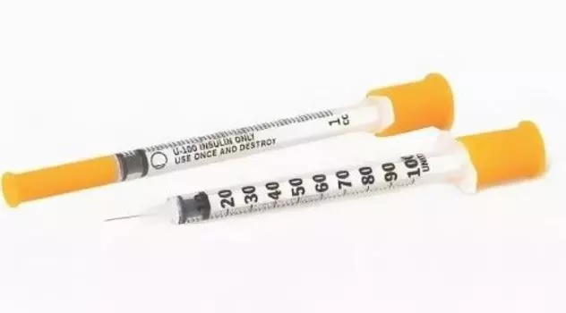 Шприц инсулиновый, шприц