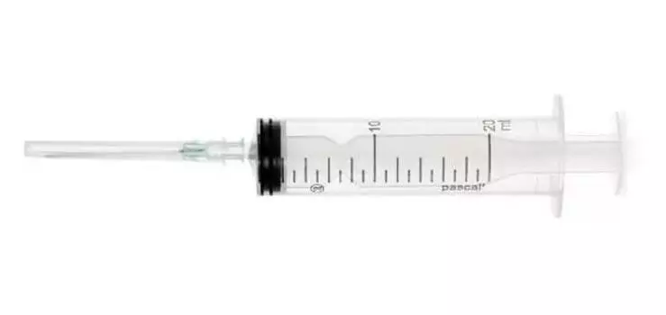 Шприц одноразовый стерильный трехкомпонентный, шприц