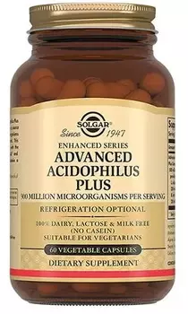 Солгар Ацидофилус плюс, капсулы, 60 шт.
