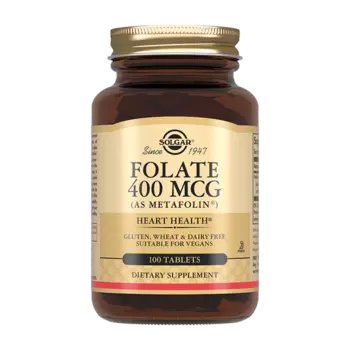 Солгар Фолат Метафолин 400 мкг, таблетки, 100 шт.
