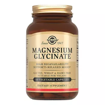 Солгар Глицинат Магния, капсулы, 60 шт.
