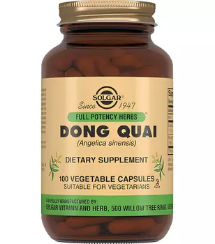 Солгар Корень дягиля, капсулы, 100 шт.