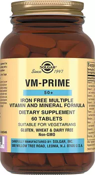 Солгар Мультивитаминный и минеральный комплекс, таблетки